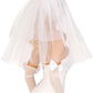 Bachelorette/Bridal Veil - White
