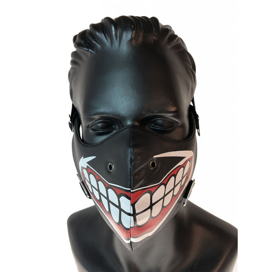 Biker Full Face Smile Mask