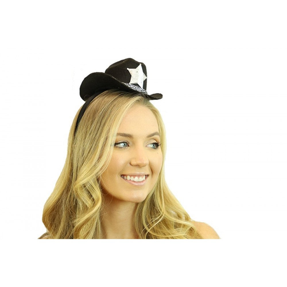 Black Mini Cowboy Hat