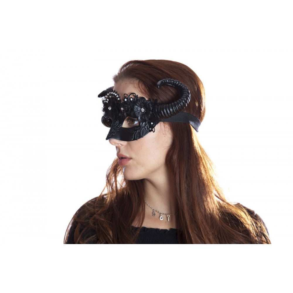 Black Vintage Style Steampunk Mask