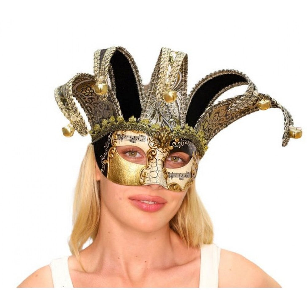 Venetian Jester Half Mask