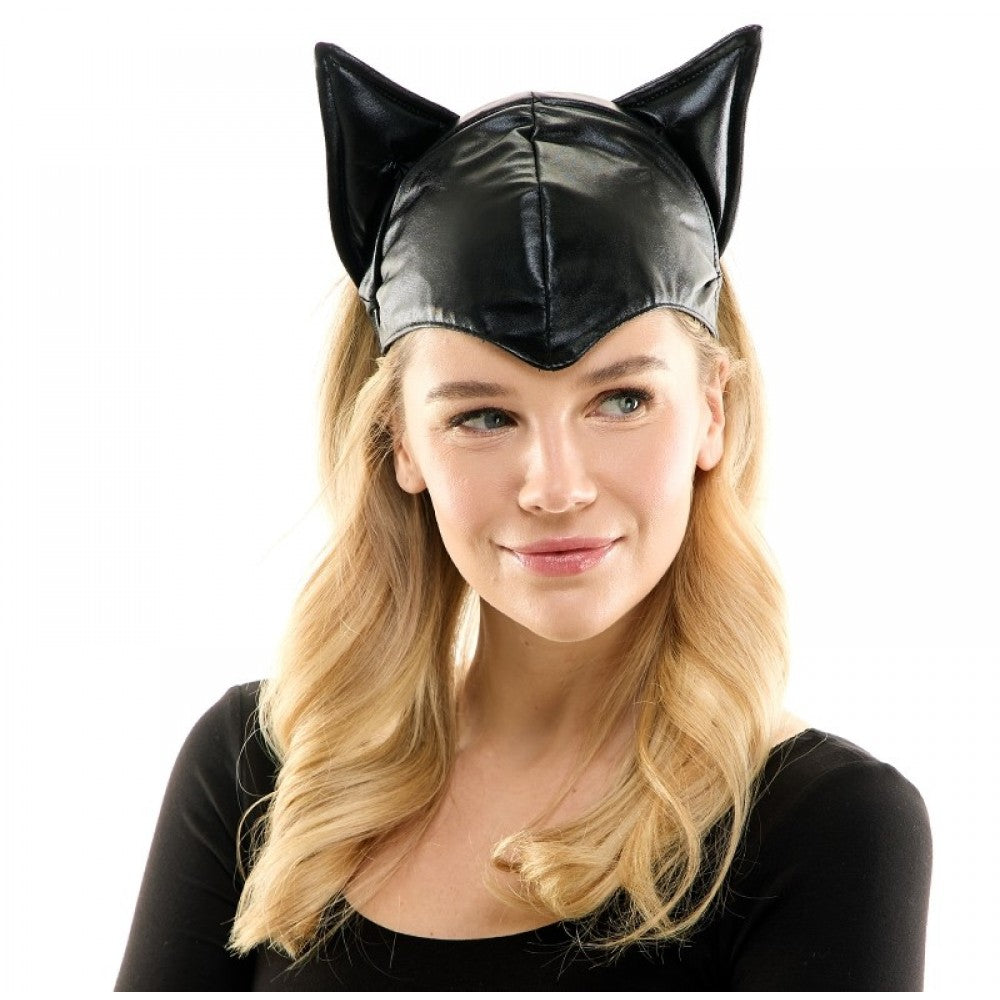 Black Leather Cat Ears
