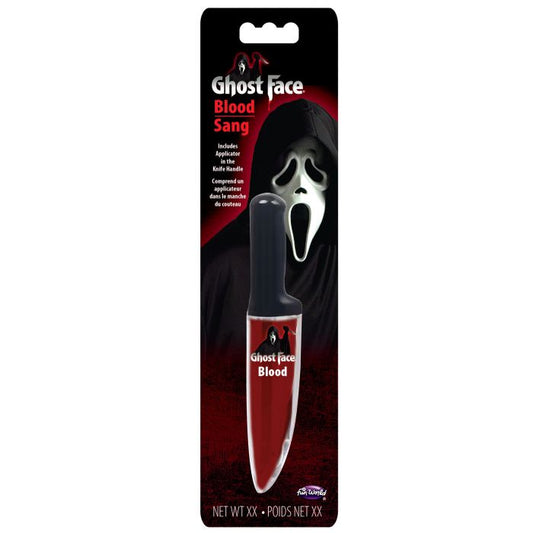 Blood in Ghost Face Knife