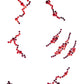 Bloody Face Jewels Sticker