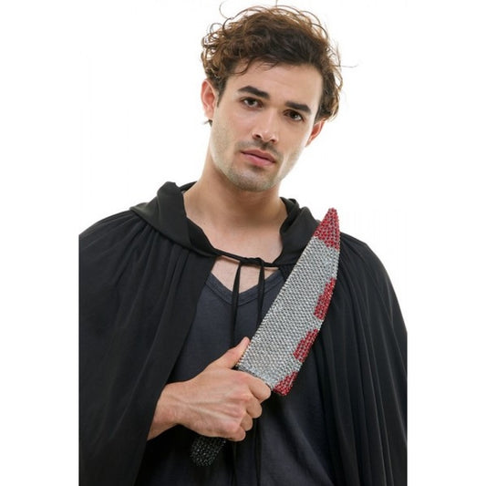 Bloody Rhinestone Knife