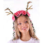 Bone Antler Headband w/ Flowers
