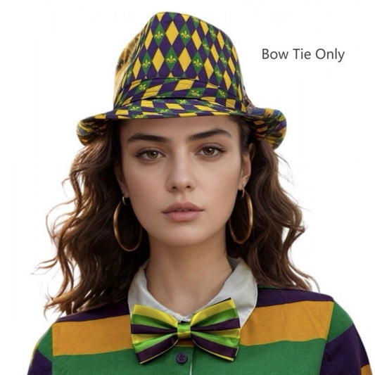 Bowtie - Mardi Gras Stripes