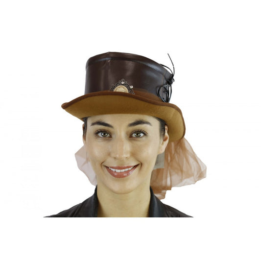 Brown Lace Hat