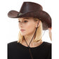Brown Western Cowboy Hat w/ Medallion