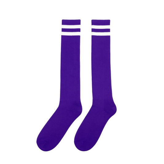 COLOR POP!: Knee High Striped Socks