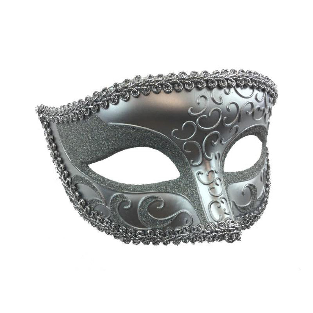 Carnival Mask - Silver