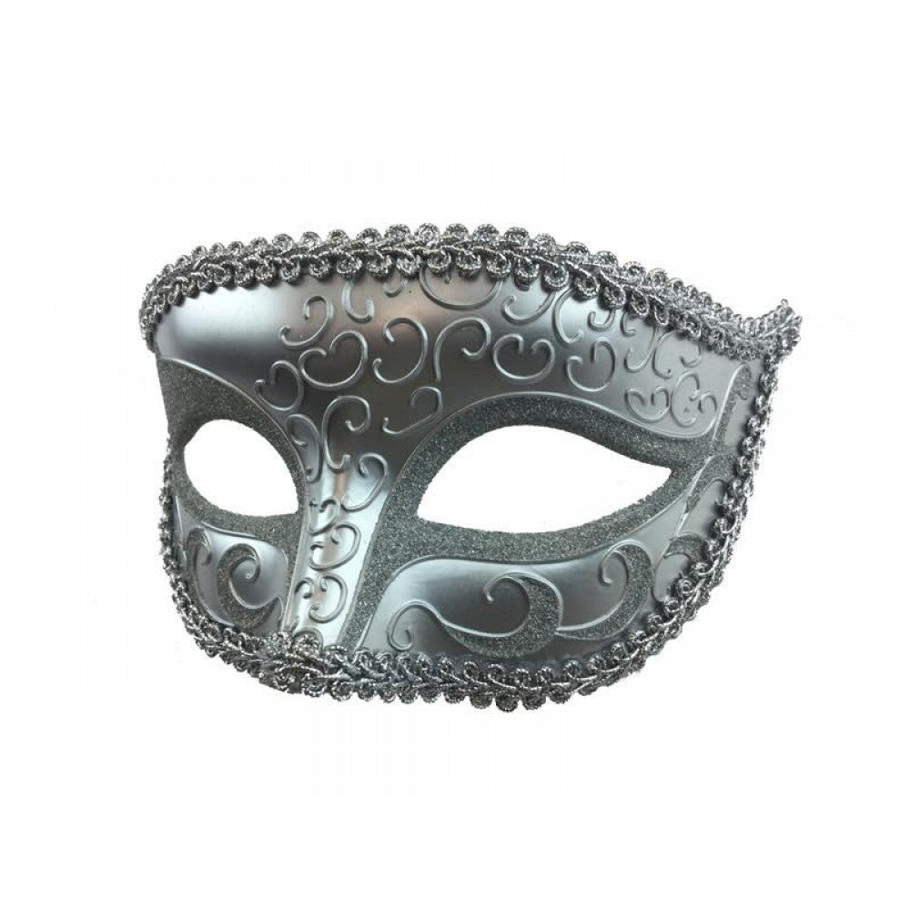 Carnival Mask - Silver