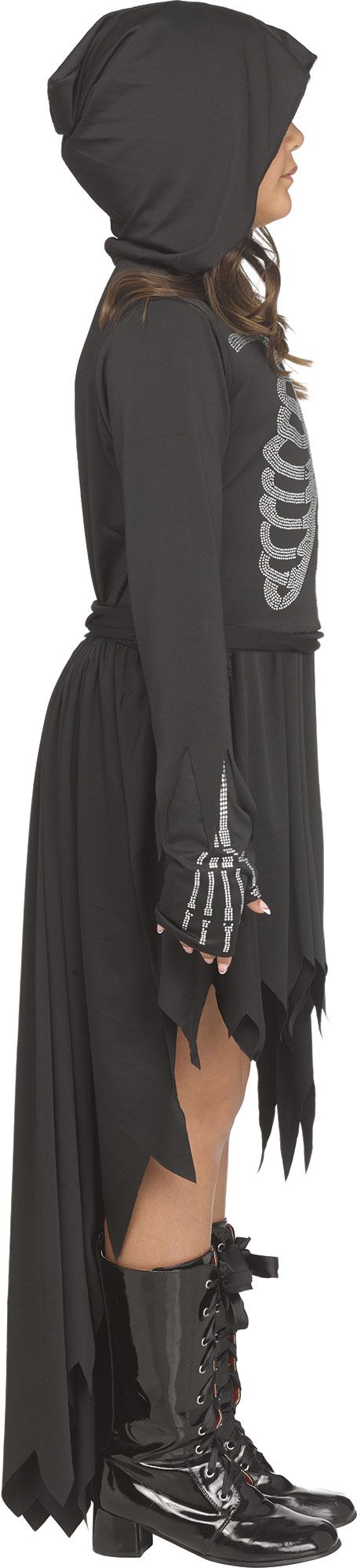 Child's Skele-Stone Rhinestone Ghost Face
