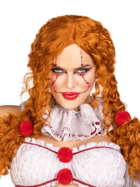 Face Jewels Sticker: Clown