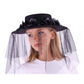 Day of The Dead Hat With Attached Veil