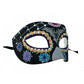 Day of the Dead Mask w/ Bat - Black