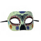 Day of the Dead Mask w/ Bat - White