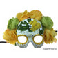 Day of the Dead Yellow Flower Mask