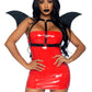 Faux Leather Body Harness w/ Bat Wings