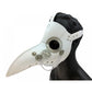 Faux Leather Plague Doctor Mask - White
