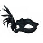 Feather Mask - Black