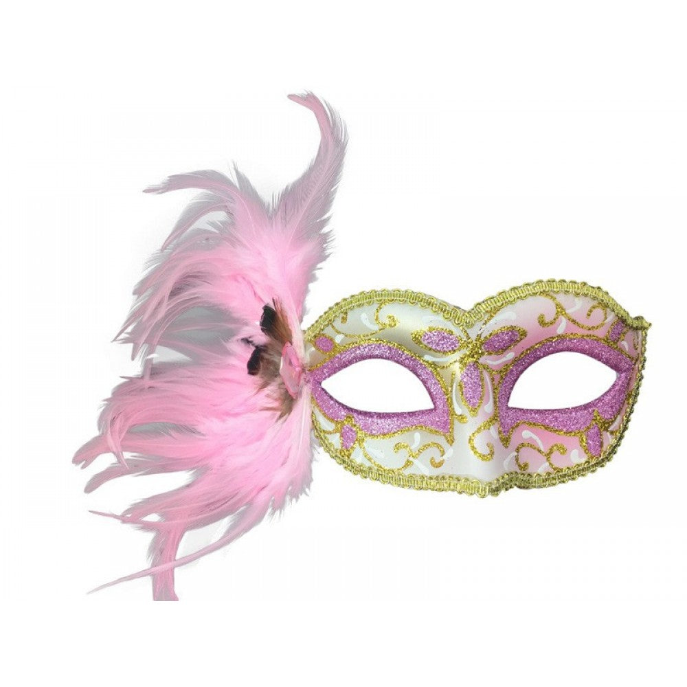 Feather Masquerade Mask Assortment