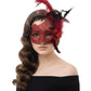 Feathered Lace Mask