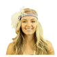 Flapper Headband: White/Silver