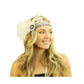 Flapper Headband: White/Silver