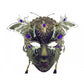 Full Face Mask with Gold Metal Gems