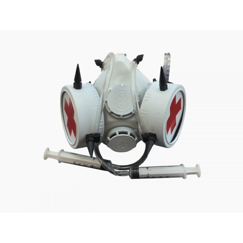 Gas Mask With Syringe - Hospital