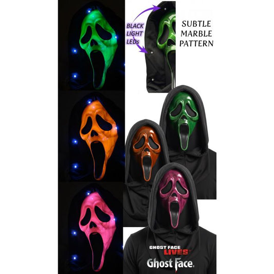 Ghost Face Blacklight Mask