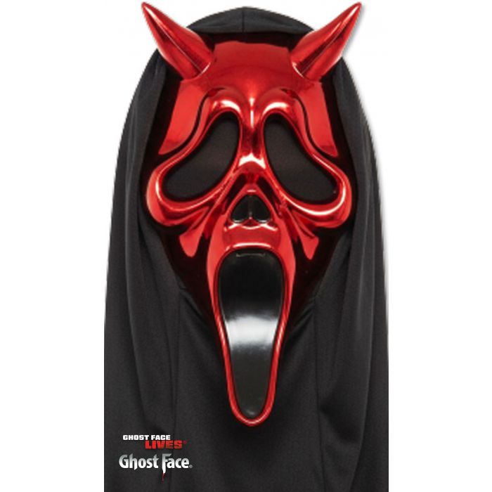 Ghost Face Chrome Devil Mask