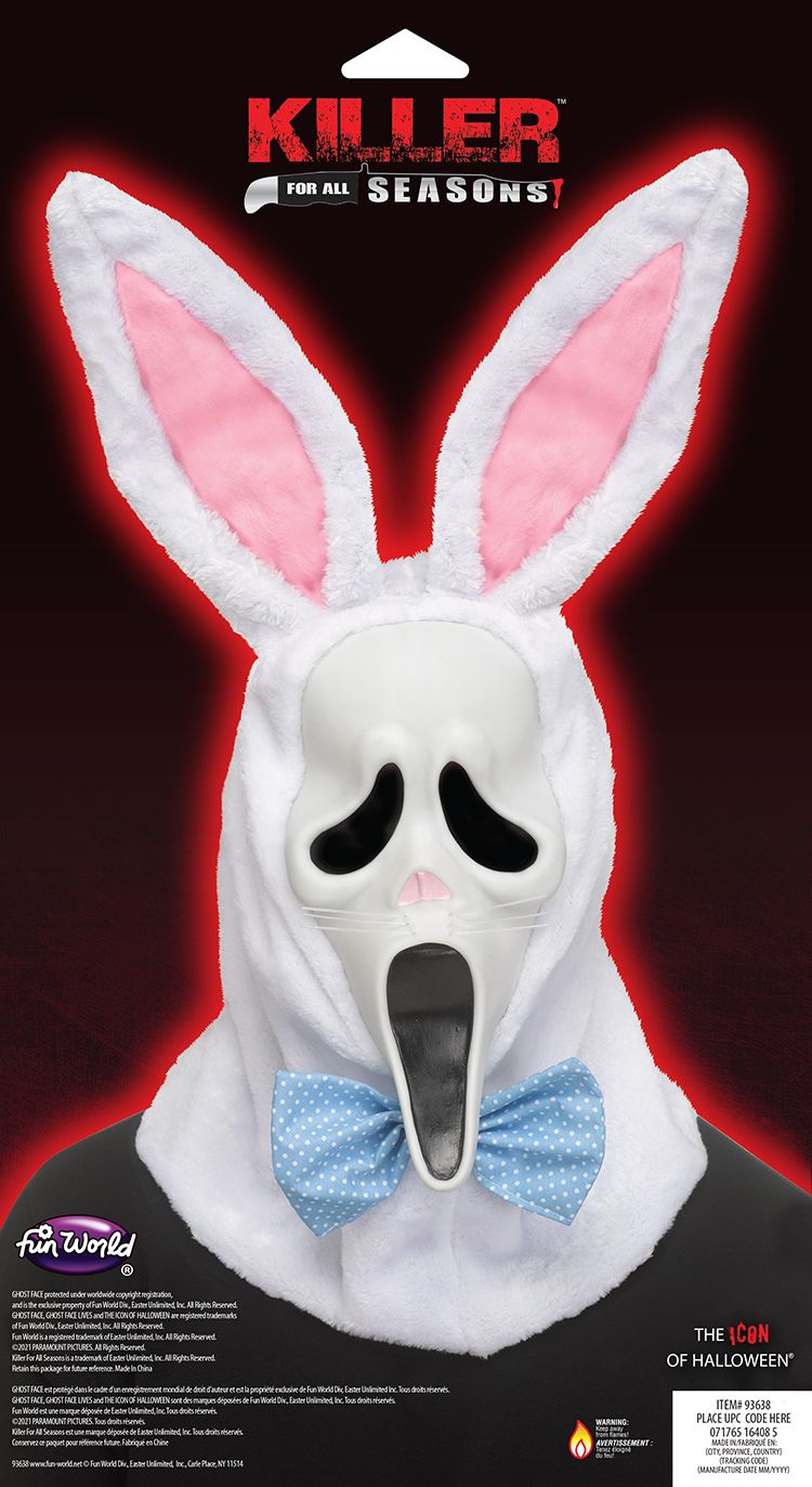 Ghost Face Easter Bunny Mask