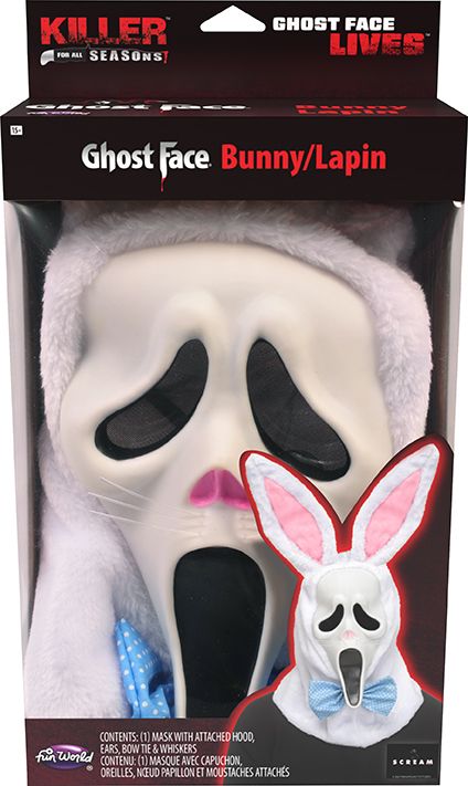 Ghost Face Easter Bunny Mask