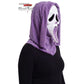 Ghost Face Glitter Mask - Purple