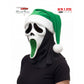 Ghost Face Glitter Santa Mask (Red & Green Assortment)