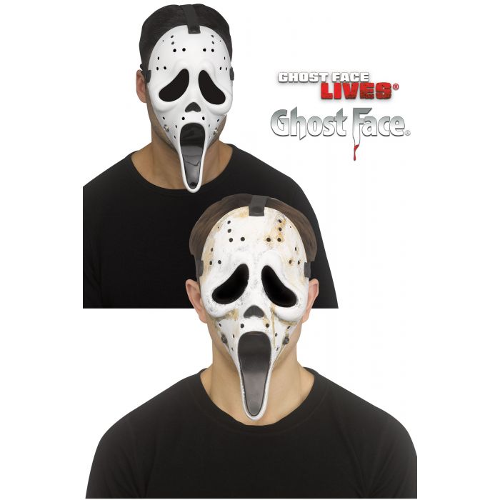 Ghost Face Hockey Mask Asst