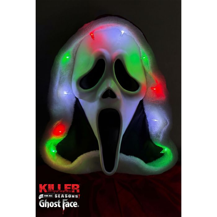 Ghost Face LU Christmas Mask w/ Cowl