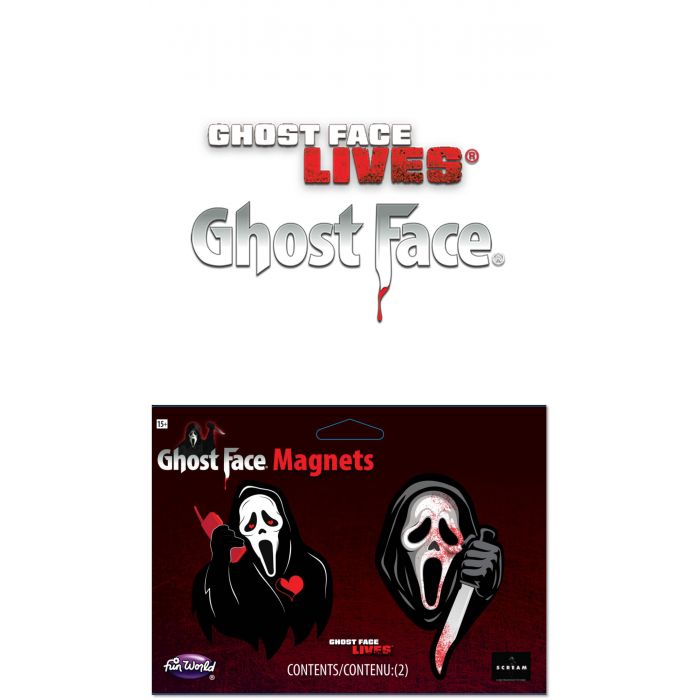 Ghost Face Magnet 2pk