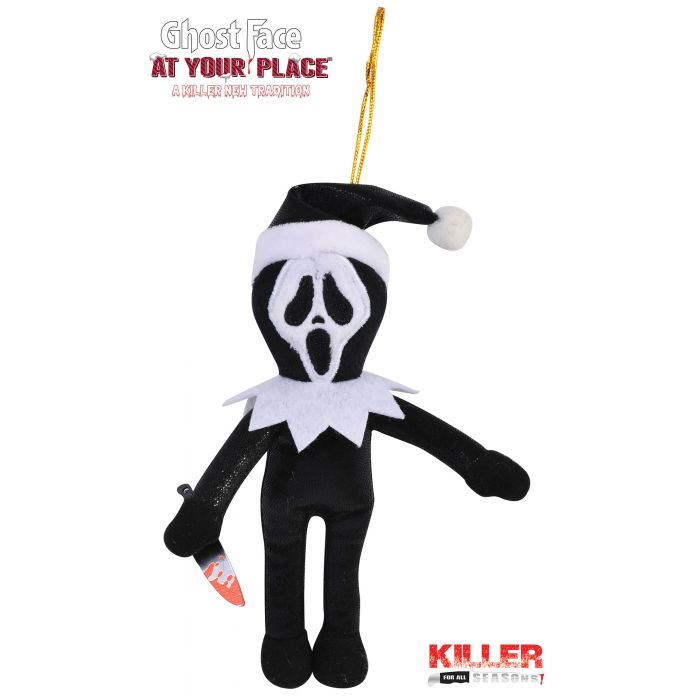 Ghost Face Plush 6" Ornament Asst
