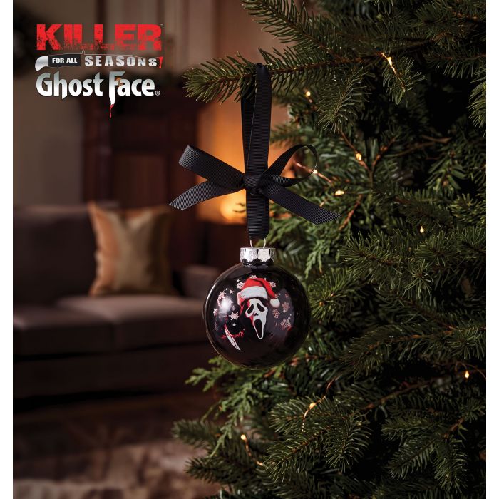 Ghost Face Shatterproof Ornament Asst