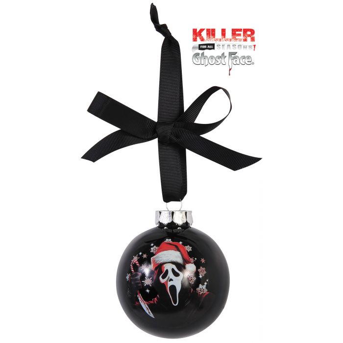 Ghost Face Shatterproof Ornament Asst
