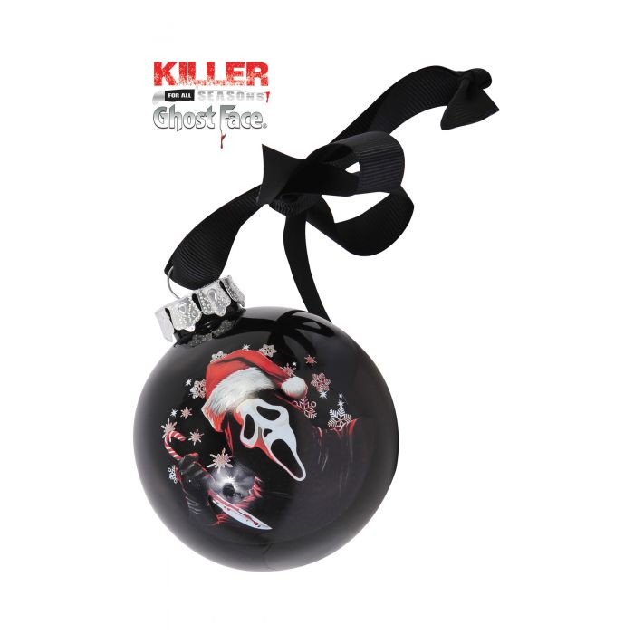 Ghost Face Shatterproof Ornament Asst