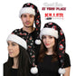 Ghost Face Themed Santa hat