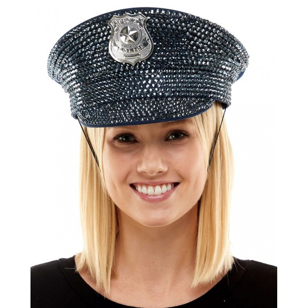 Glam Navy Police Hat