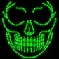 Glow In The Dark Skull Face Jewels