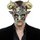 Goat Eurpoean Venetian Style Mask - Gold