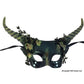 Green Forest Mask W/Horns