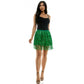 Green Sequin  Fringe Skirt